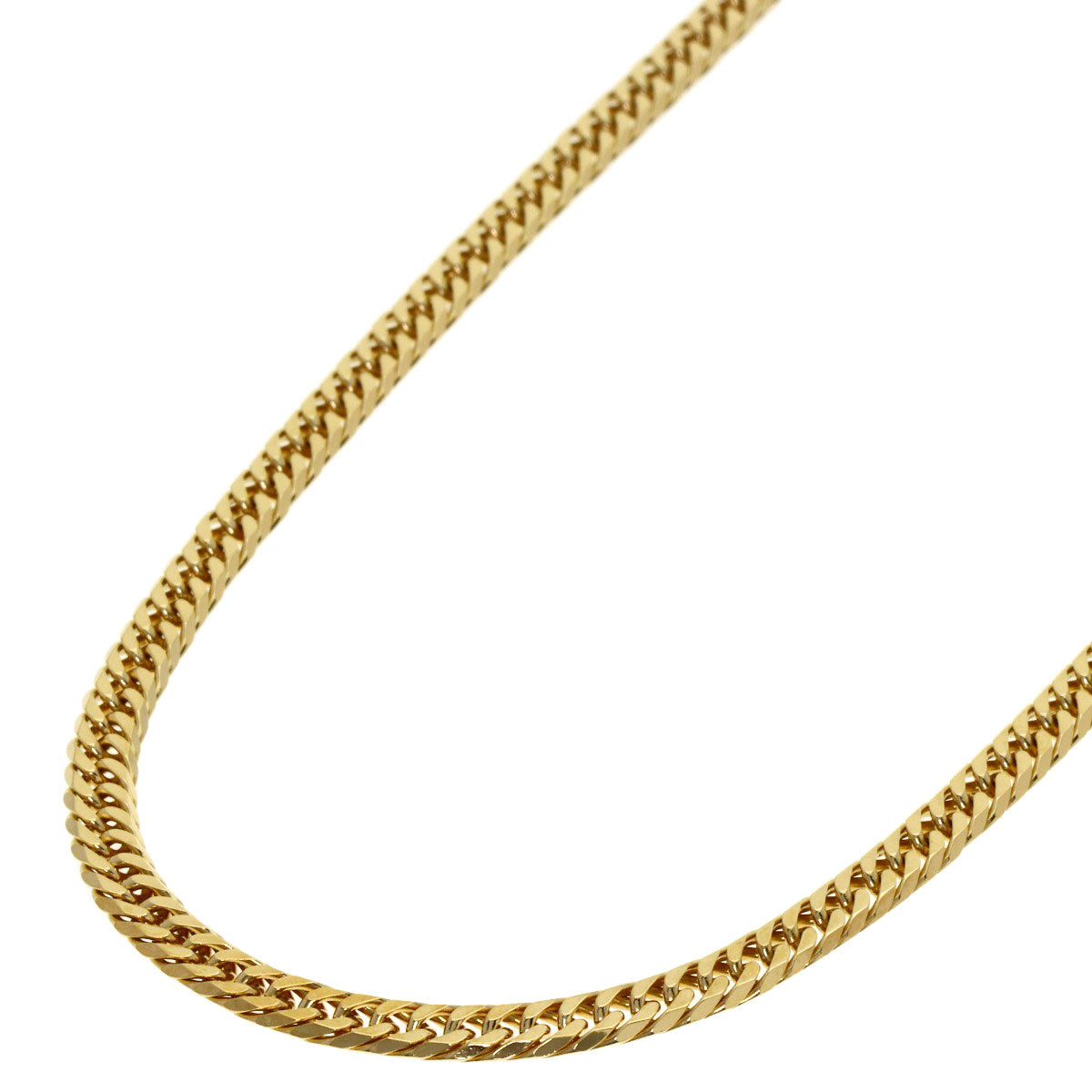 SELECT JEWELRY セレクトジュエリー 喜平 キヘイ 6面 ダブル ネックレス K18YG メンズ 中古