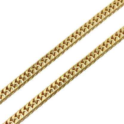 SELECT JEWELRY セレクトジュエリー 喜平 キヘイ 6面 ダブル ネックレス K18YG メンズ 中古