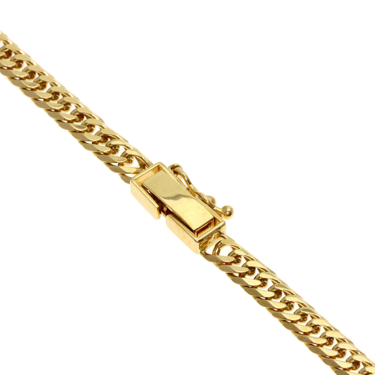 SELECT JEWELRY セレクトジュエリー 喜平 キヘイ 6面 ダブル ネックレス K18YG メンズ 中古
