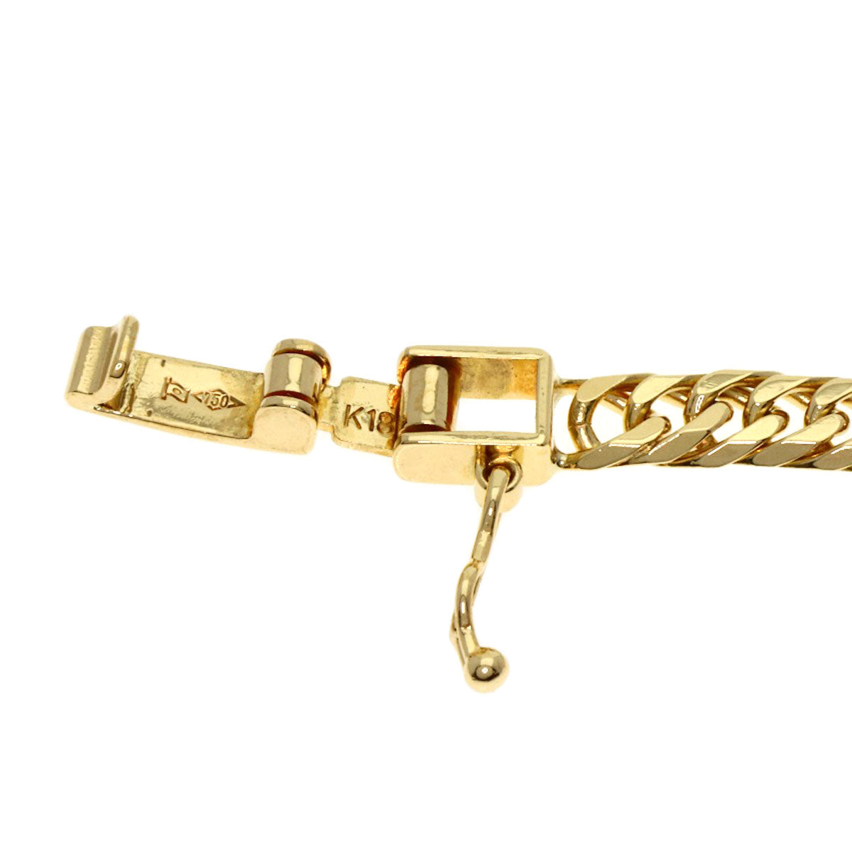 SELECT JEWELRY セレクトジュエリー 喜平 キヘイ 6面 ダブル ネックレス K18YG メンズ 中古