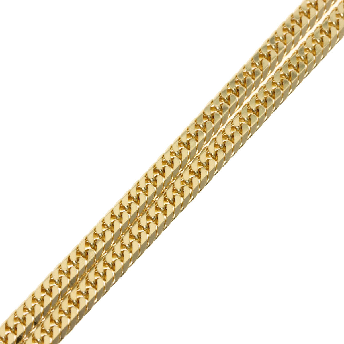 SELECT JEWELRY セレクトジュエリー 喜平 キヘイ W6面 ネックレス K18YG レディース 中古