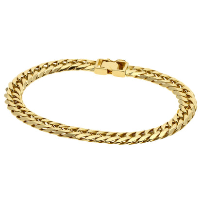 SELECT JEWELRY セレクトジュエリー 喜平 キヘイ 6面 ブレスレット K18YG メンズ 中古