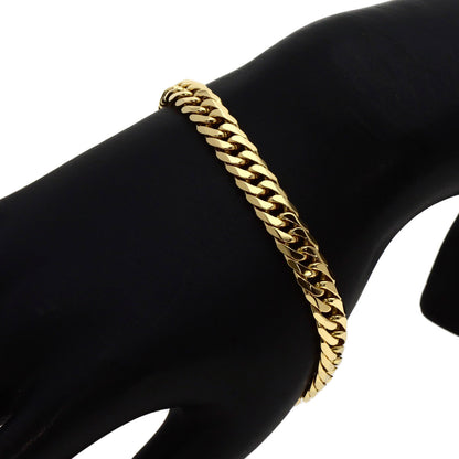 SELECT JEWELRY セレクトジュエリー 喜平 キヘイ 6面 ブレスレット K18YG メンズ 中古