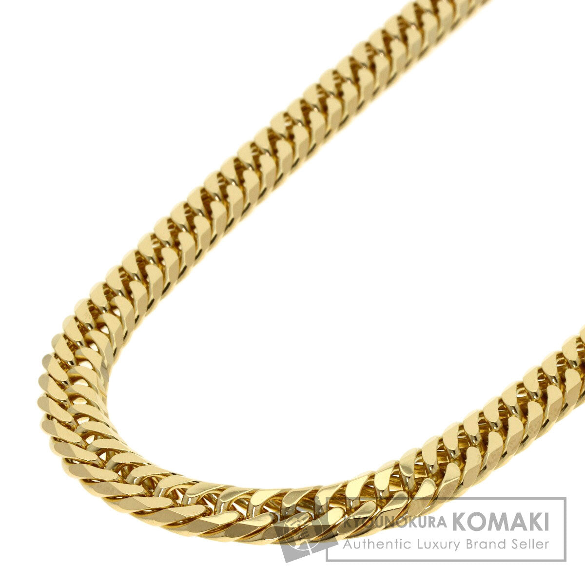 SELECT JEWELRY セレクトジュエリー 喜平 キヘイ 6面 ダブル ネックレス K18YG メンズ 中古