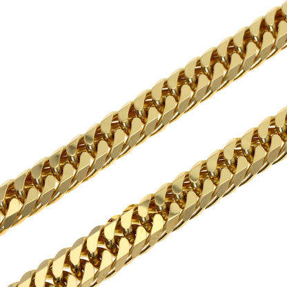 SELECT JEWELRY セレクトジュエリー 喜平 キヘイ 6面 ダブル ネックレス K18YG メンズ 中古