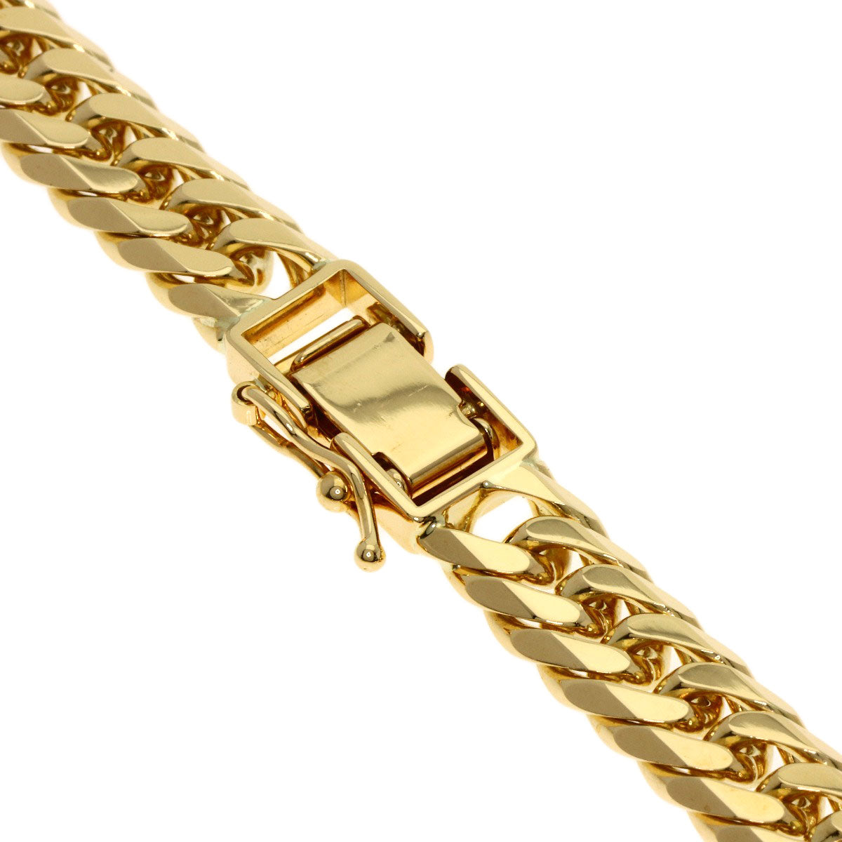 SELECT JEWELRY セレクトジュエリー 喜平 キヘイ 6面 ダブル ネックレス K18YG メンズ 中古