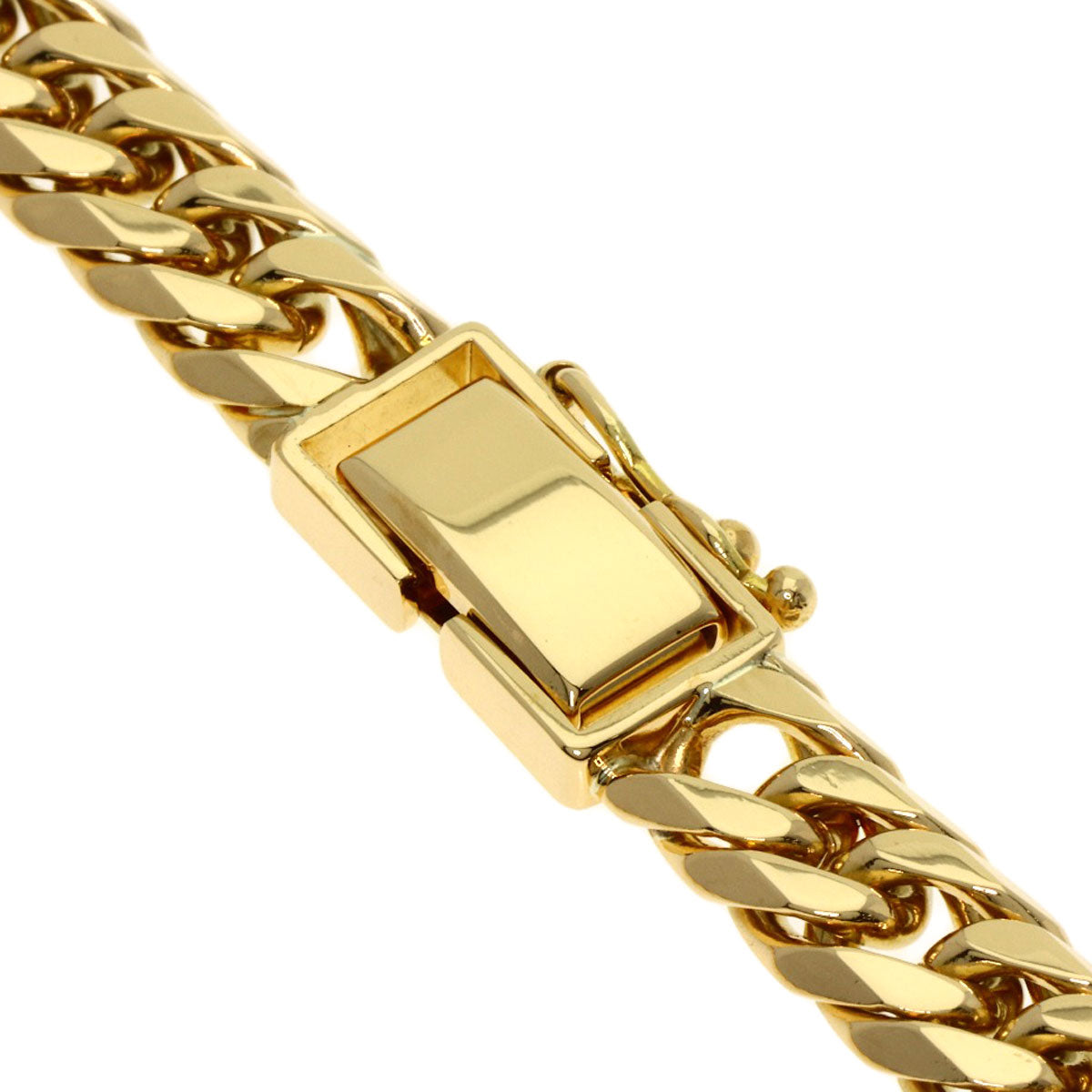 SELECT JEWELRY セレクトジュエリー 喜平 キヘイ 6面 ダブル ネックレス K18YG メンズ 中古