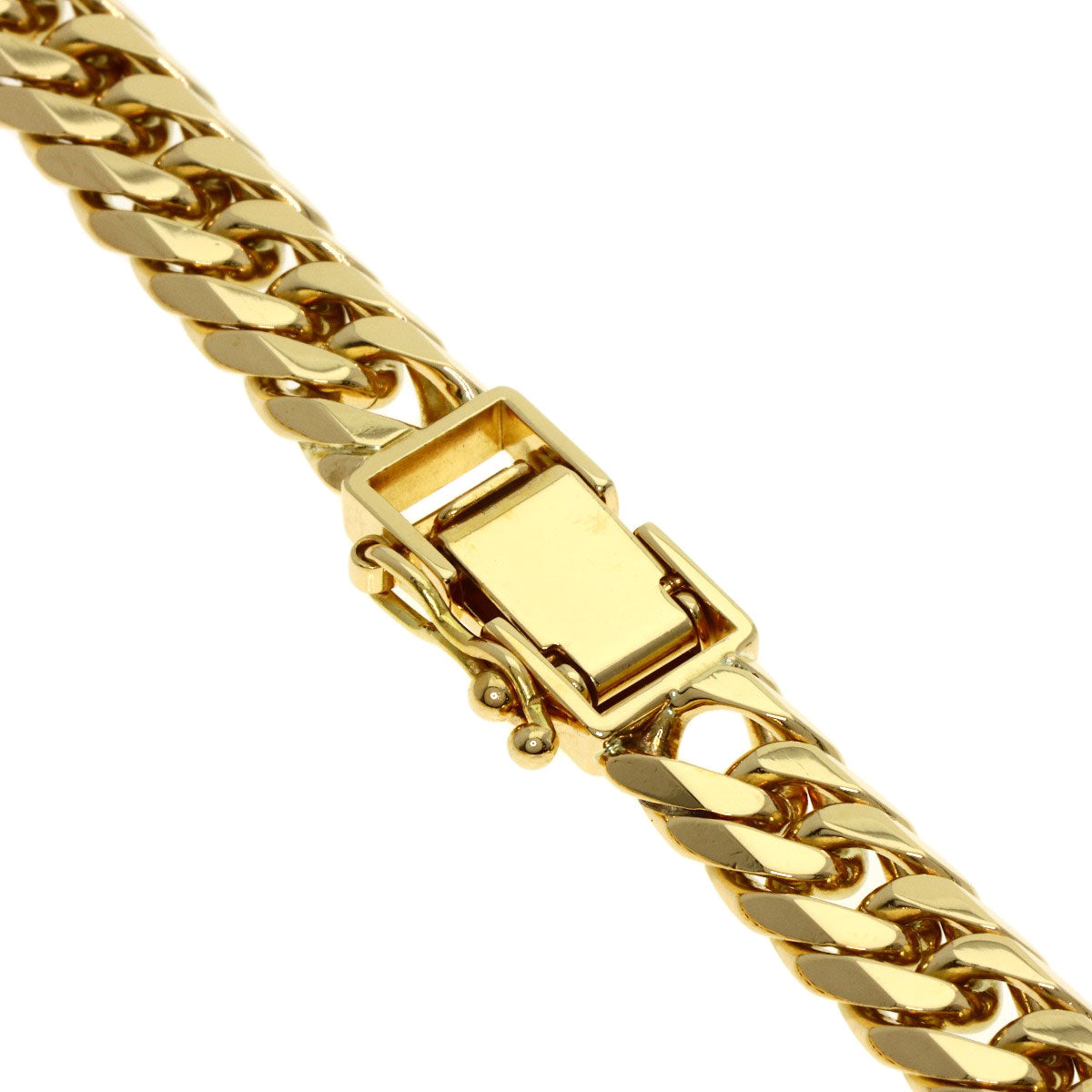 SELECT JEWELRY セレクトジュエリー 喜平 キヘイ 6面 ダブル ネックレス K18YG メンズ 中古