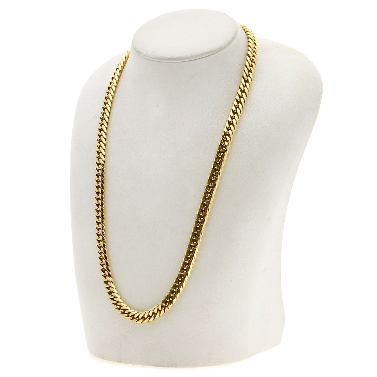 SELECT JEWELRY セレクトジュエリー 喜平 キヘイ 6面 ダブル ネックレス K18YG メンズ 中古