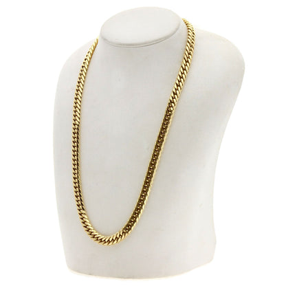 SELECT JEWELRY セレクトジュエリー 喜平 キヘイ 6面 ダブル ネックレス K18YG メンズ 中古