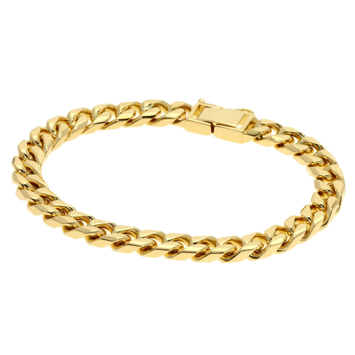 SELECT JEWELRY セレクトジュエリー 喜平 キヘイ 8面 ブレスレット K18YG メンズ 中古