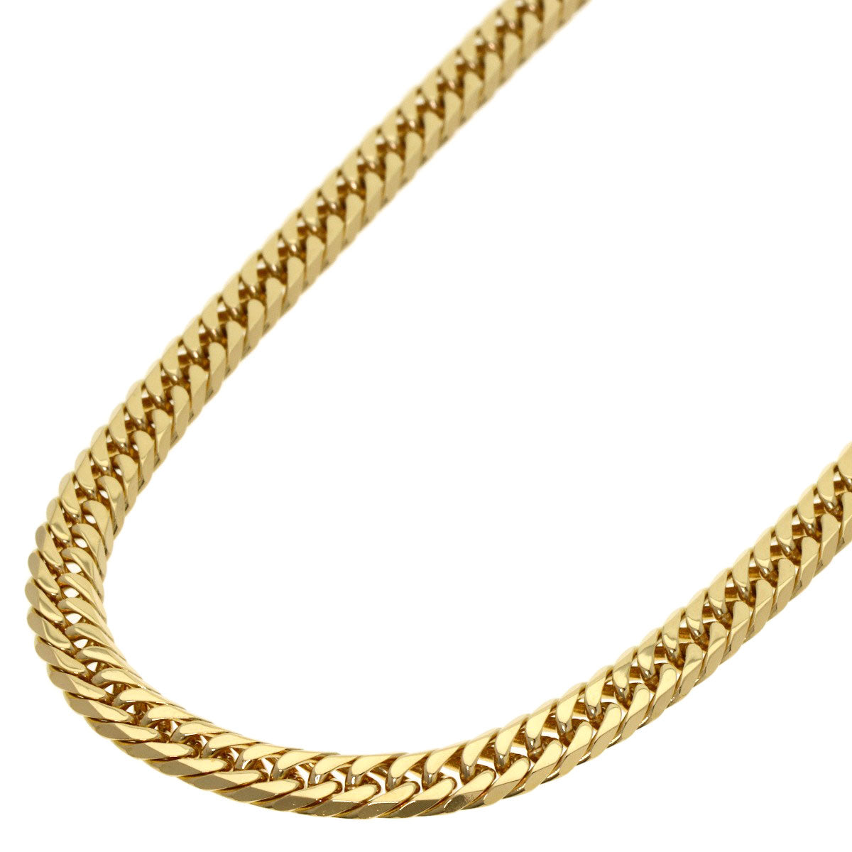 SELECT JEWELRY セレクトジュエリー 喜平 キヘイ 6面 ダブル ネックレス K18YG メンズ 中古