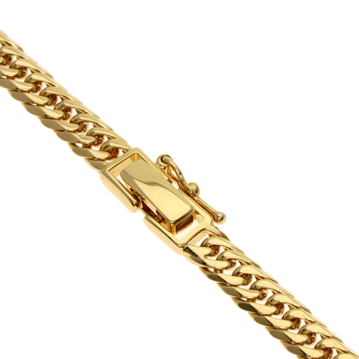 SELECT JEWELRY セレクトジュエリー 喜平 キヘイ 6面 ダブル ネックレス K18YG メンズ 中古