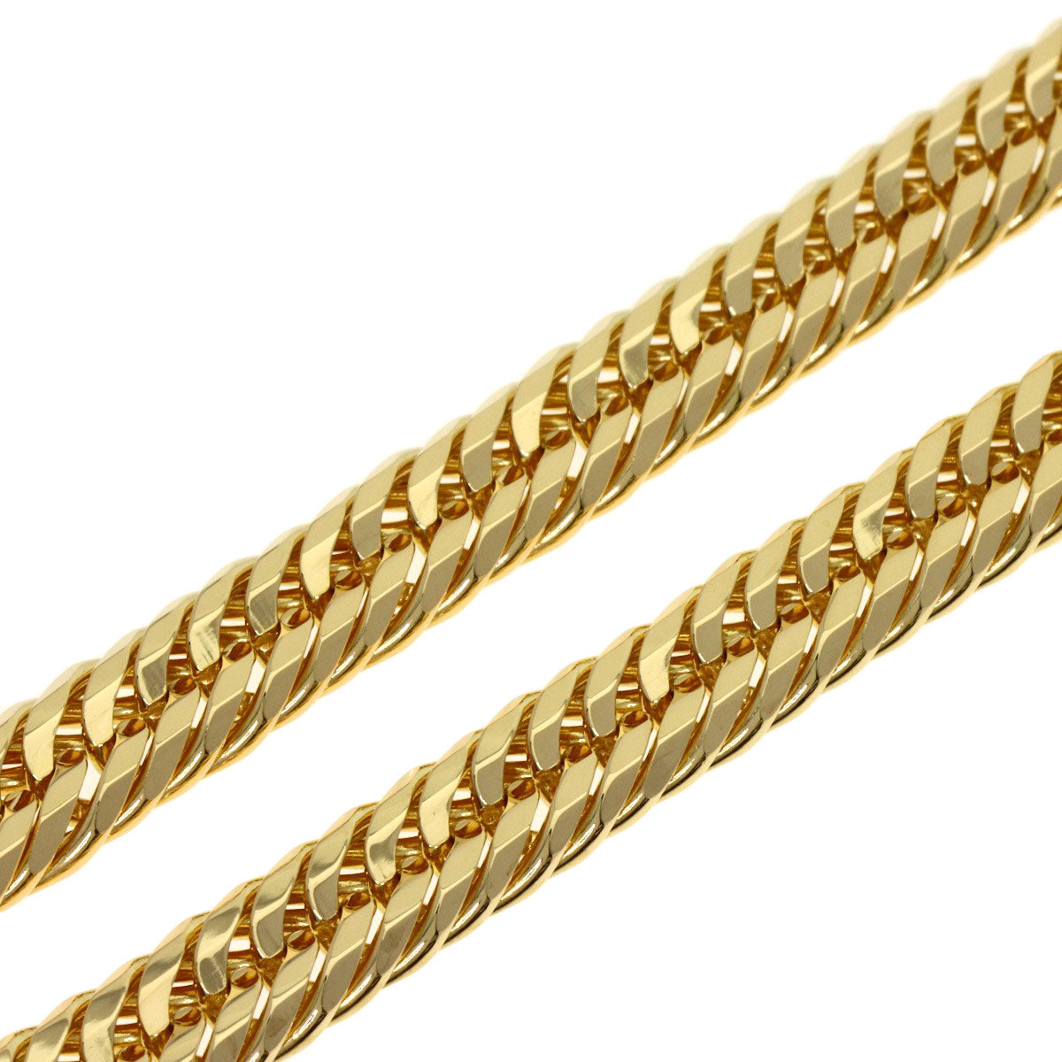 SELECT JEWELRY セレクトジュエリー 喜平 キヘイ 6面 トリプル ネックレス K18YG メンズ 中古