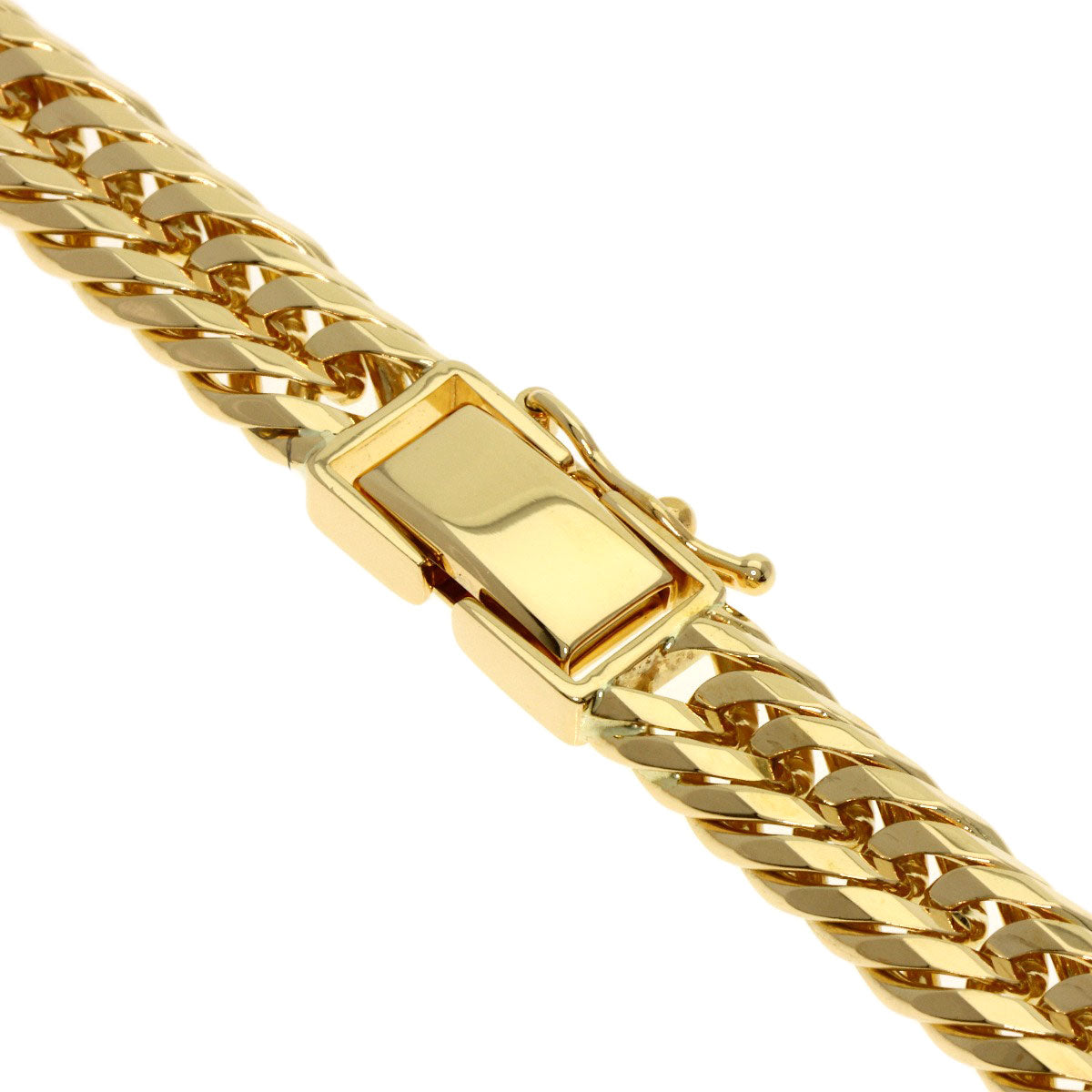 SELECT JEWELRY セレクトジュエリー 喜平 キヘイ 6面 トリプル ネックレス K18YG メンズ 中古