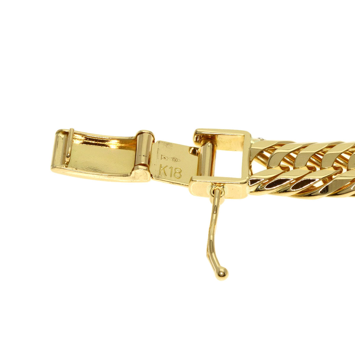 SELECT JEWELRY セレクトジュエリー 喜平 キヘイ 6面 トリプル ネックレス K18YG メンズ 中古