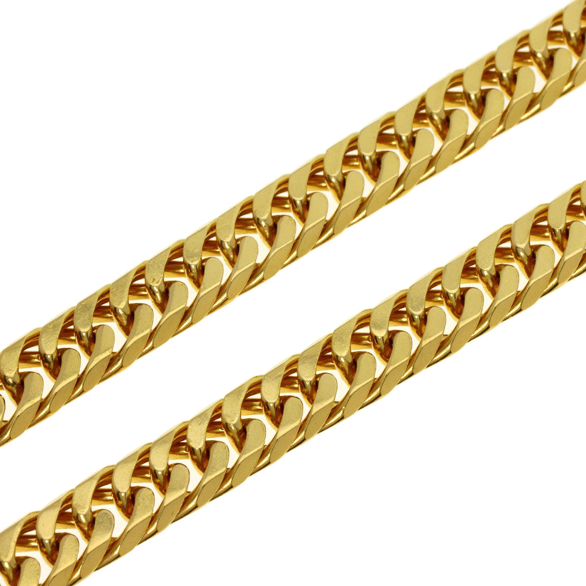 SELECT JEWELRY セレクトジュエリー 喜平 キヘイ 6面 ダブル ネックレス K24YG メンズ 中古