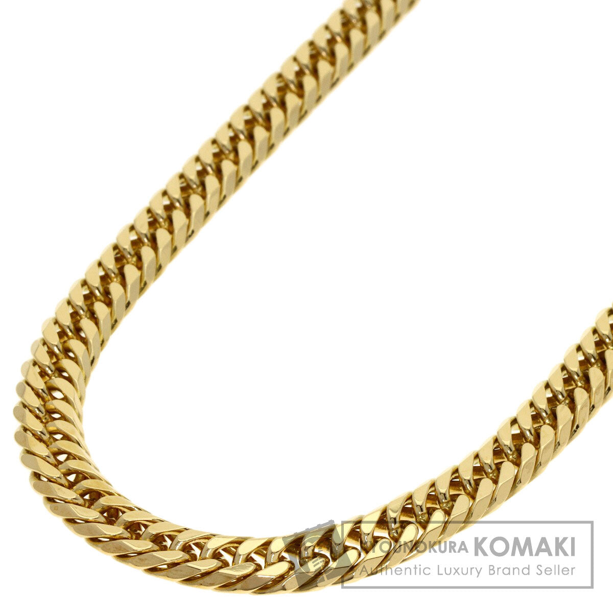 SELECT JEWELRY セレクトジュエリー 喜平 キヘイ 6面 ダブル ネックレス K18YG メンズ 中古