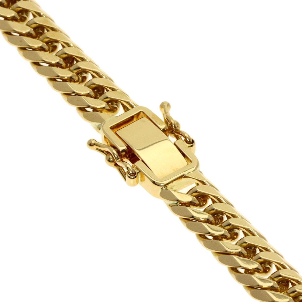 SELECT JEWELRY セレクトジュエリー 喜平 キヘイ 6面 ダブル ネックレス K18YG メンズ 中古