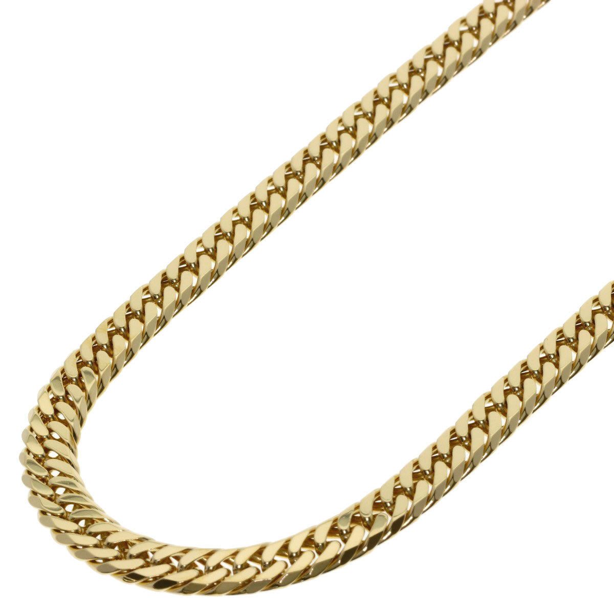 SELECT JEWELRY セレクトジュエリー 喜平 キヘイ W6面 ネックレス K18YG メンズ 中古