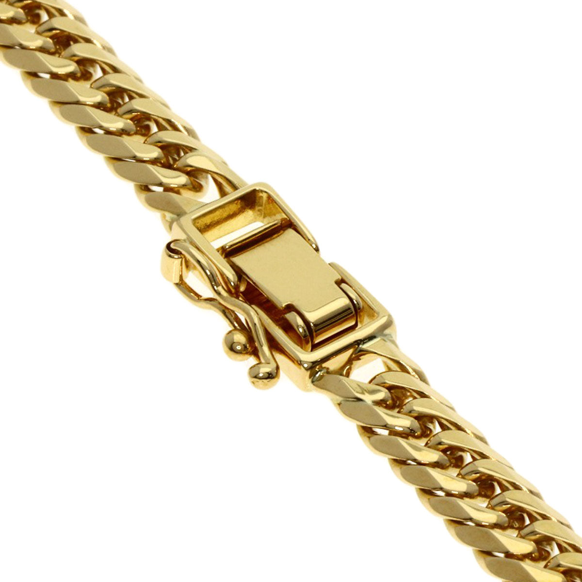SELECT JEWELRY セレクトジュエリー 喜平 キヘイ 6面 ダブル ネックレス K18YG メンズ 中古