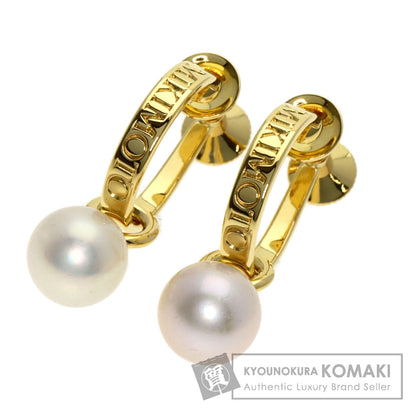 MIKIMOTO ミキモト パール 真珠 2WAY イヤリング K18YG レディース 中古