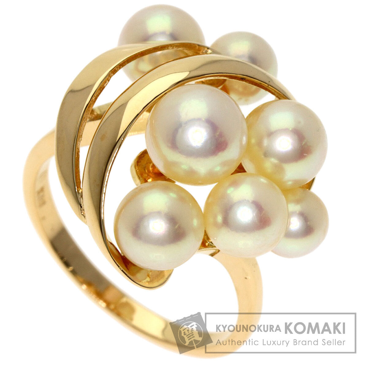 TASAKI タサキ パール 真珠 リング・指輪 K18YG レディース 中古