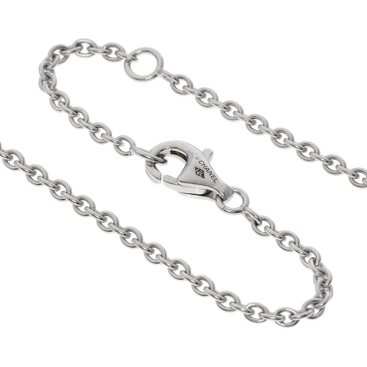 CHANEL シャネル スー ル シーニュ デュ リオン ダイヤモンド ネックレス K18WG レディース 中古