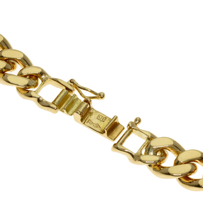 SELECT JEWELRY セレクトジュエリー 喜平 キヘイ 2面 ネックレス K18YG メンズ 中古