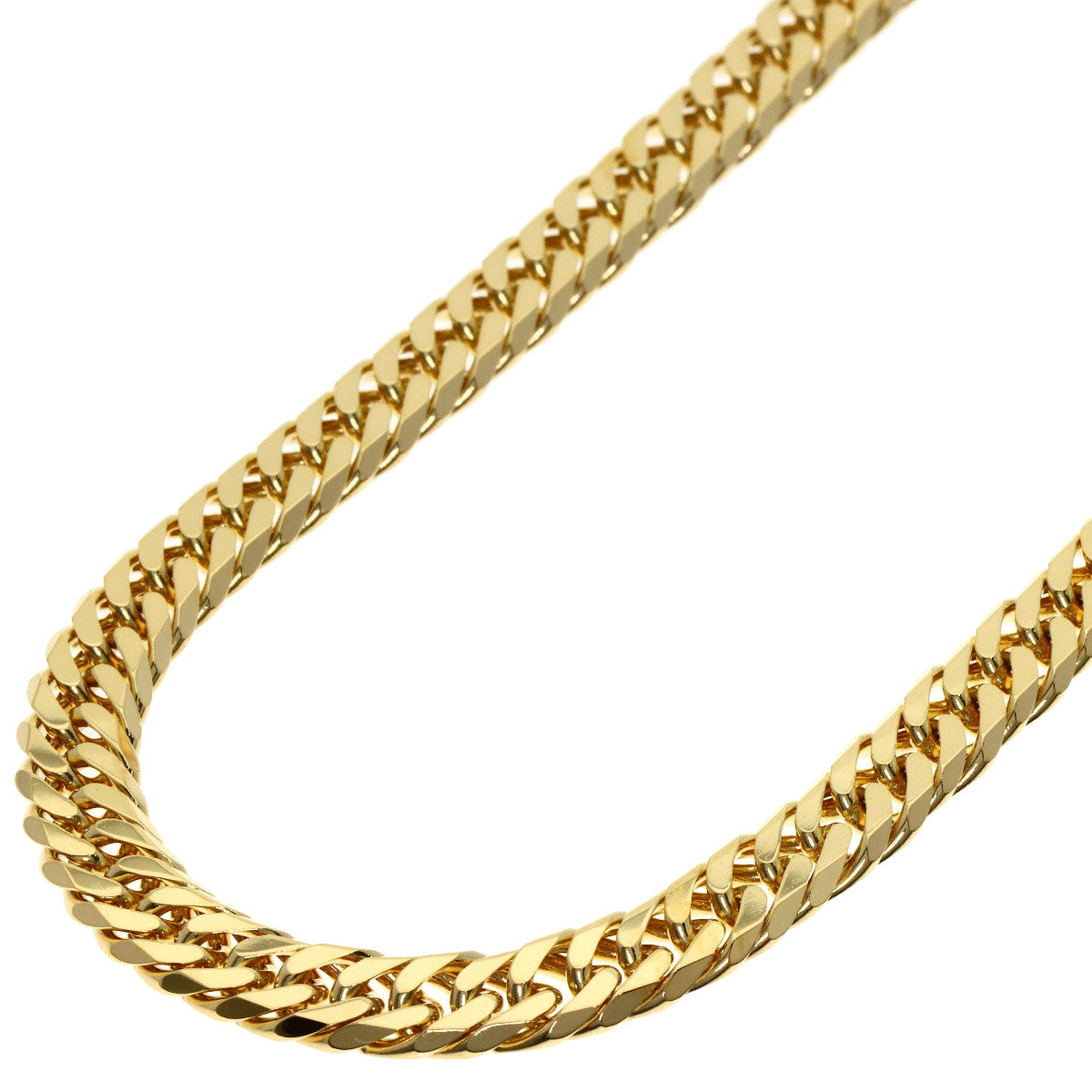 SELECT JEWELRY セレクトジュエリー 喜平 キヘイ 6面 ダブル ネックレス K18YG レディース 中古