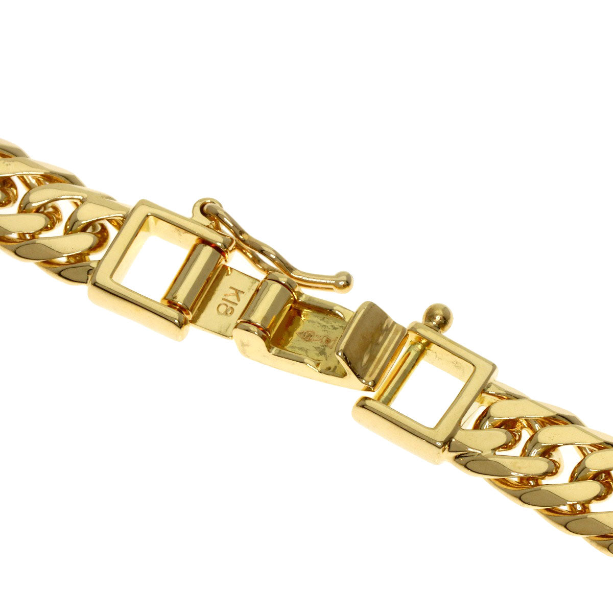 SELECT JEWELRY セレクトジュエリー 喜平 キヘイ 6面 ダブル ネックレス K18YG レディース 中古