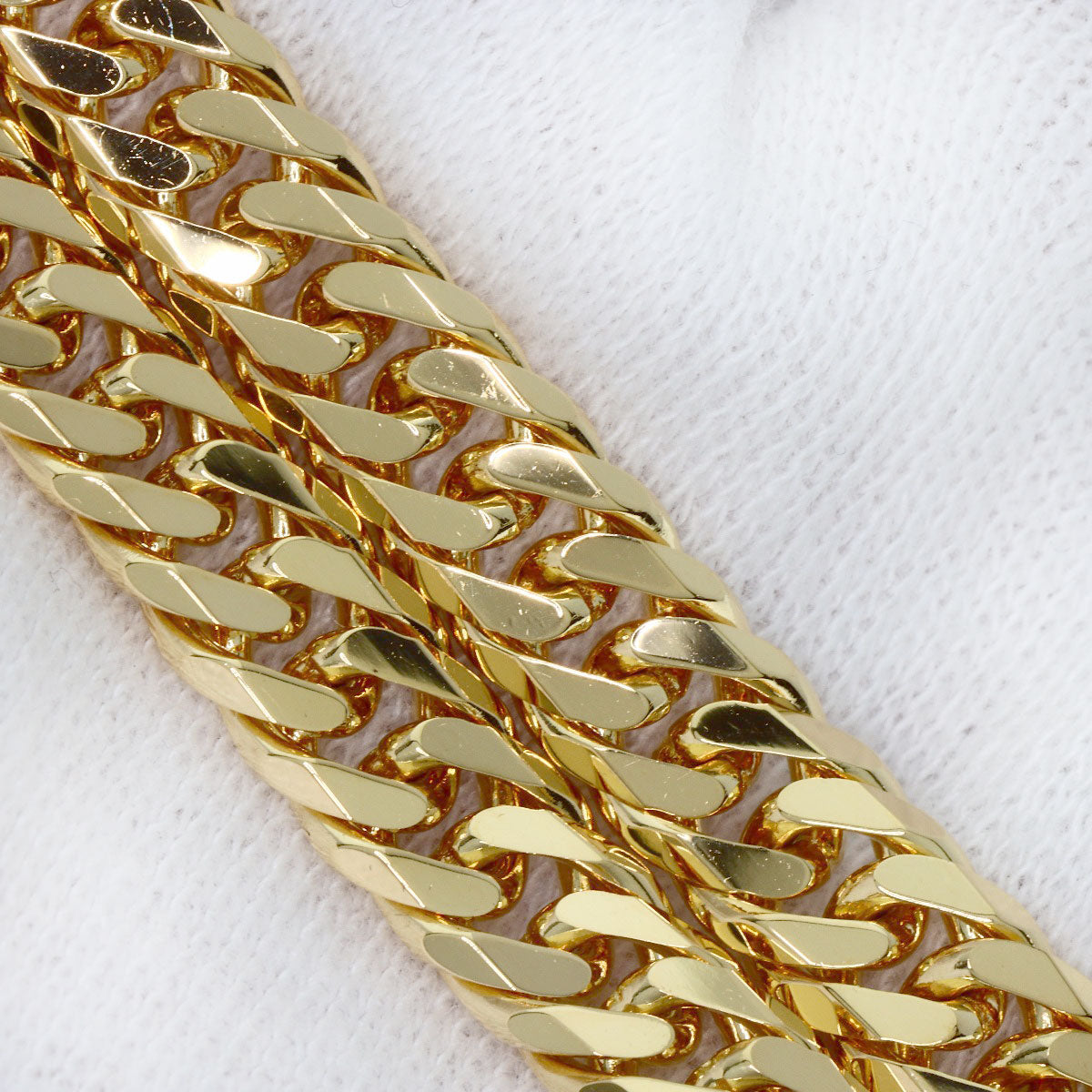SELECT JEWELRY セレクトジュエリー 喜平 キヘイ 6面 ダブル ネックレス K18YG レディース 中古