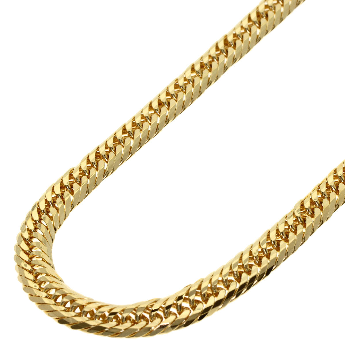 SELECT JEWELRY セレクトジュエリー 喜平 12面 トリプル ネックレス K18YG メンズ 中古