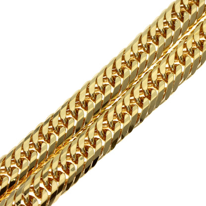 SELECT JEWELRY セレクトジュエリー 喜平 12面 トリプル ネックレス K18YG メンズ 中古
