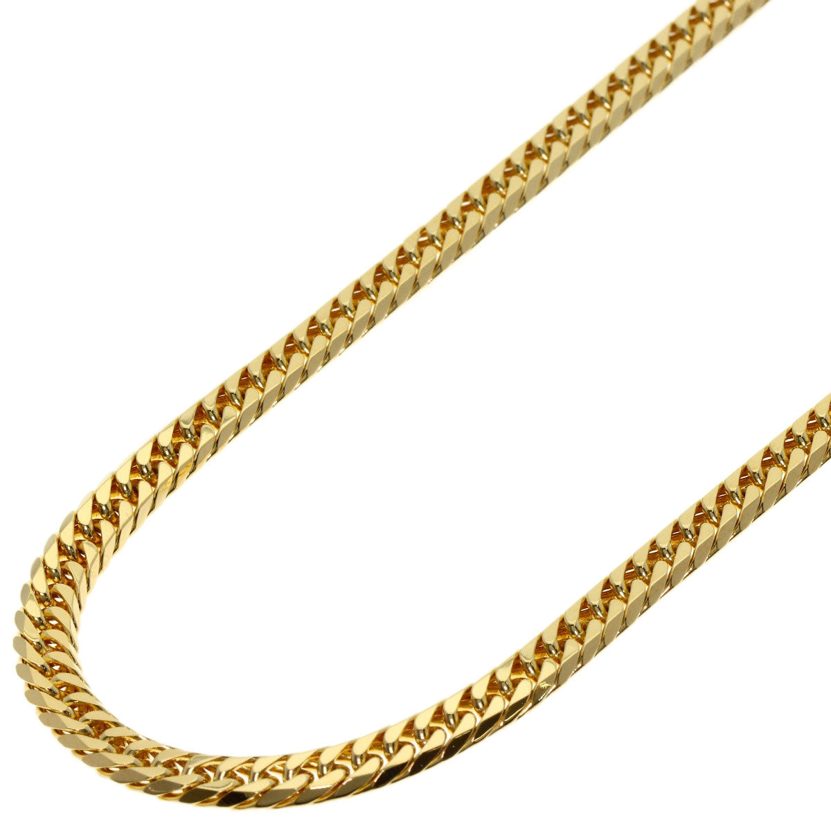 SELECT JEWELRY セレクトジュエリー 喜平 キヘイ 6面 ダブル ネックレス K18YG メンズ 中古