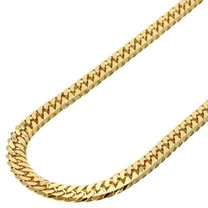 SELECT JEWELRY セレクトジュエリー 喜平 キヘイ 6面 ダブル ネックレス K18YG メンズ 中古