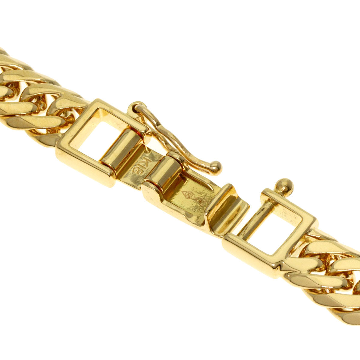 SELECT JEWELRY セレクトジュエリー 喜平 キヘイ 6面 ダブル ネックレス K18YG メンズ 中古