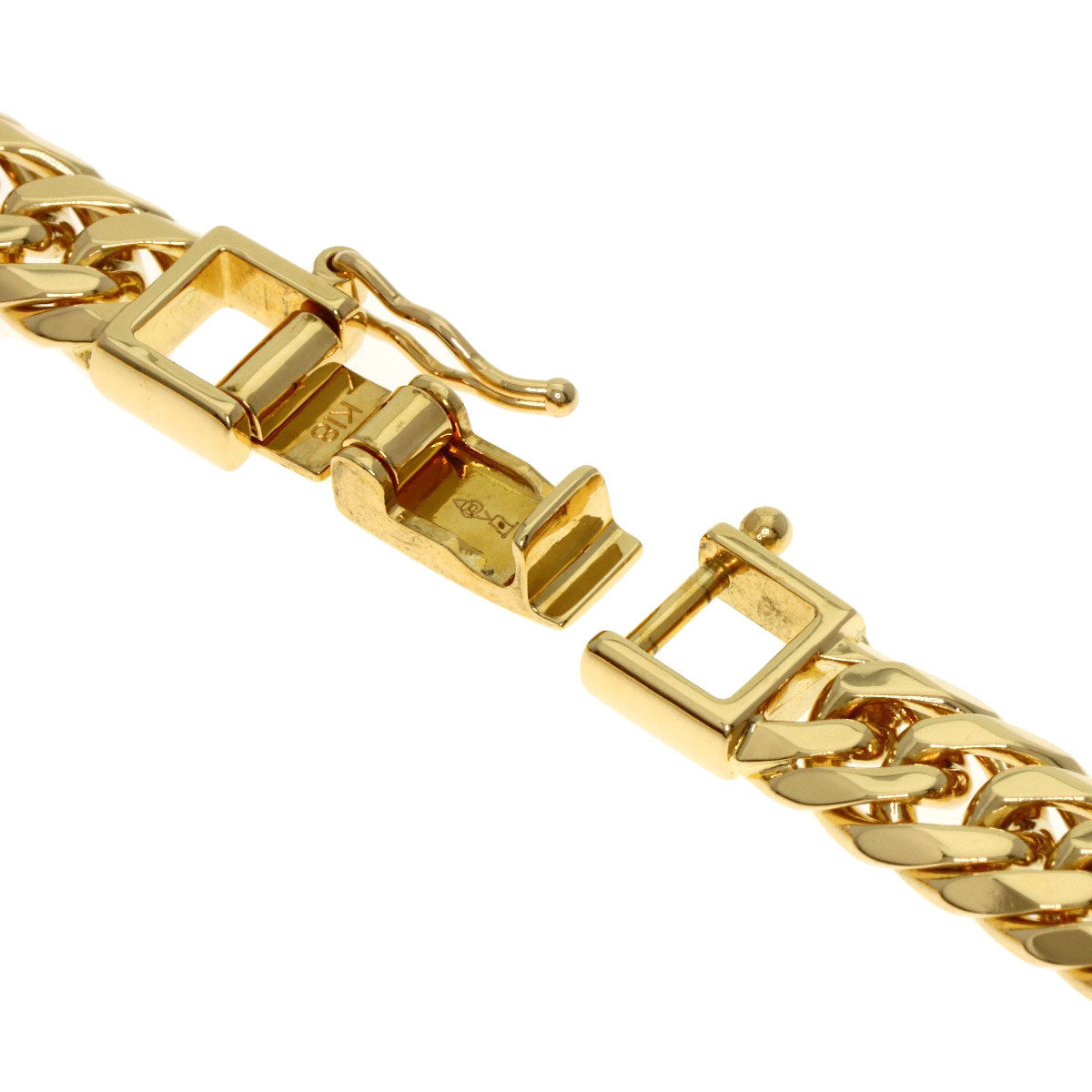 SELECT JEWELRY セレクトジュエリー 喜平 キヘイ 6面 ダブル ネックレス K18YG レディース 中古