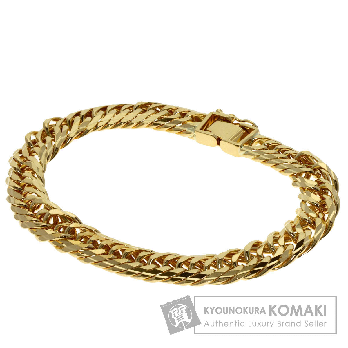 SELECT JEWELRY セレクトジュエリー 喜平 キヘイ 16面 トリプル ブレスレット K18YG メンズ 中古