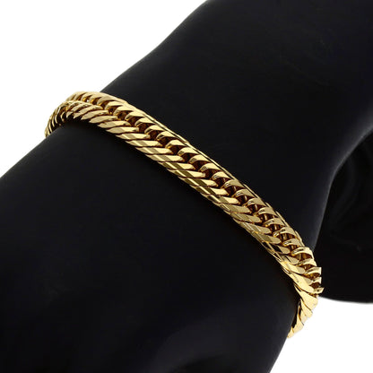 SELECT JEWELRY セレクトジュエリー 喜平 キヘイ 16面 トリプル ブレスレット K18YG メンズ 中古