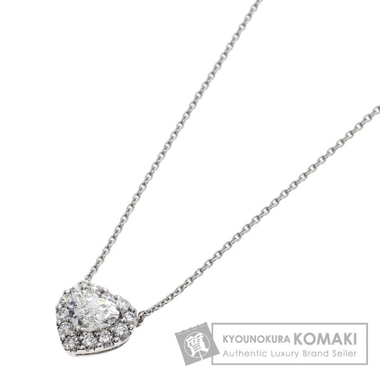 グラフ アイコン ハートシェイプ ダイヤモンド ネックレス 中古 商品画像1