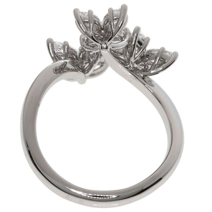 HARRY WINSTON ハリーウィンストン マーキッサ トリプルモチーフ ダイヤモンド リング・指輪 PT950 レディース 中古