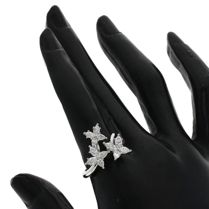 HARRY WINSTON ハリーウィンストン マーキッサ トリプルモチーフ ダイヤモンド リング・指輪 PT950 レディース 中古