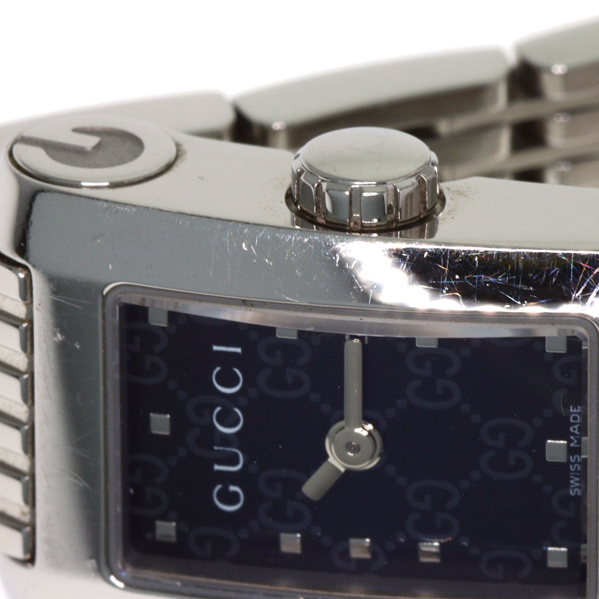 GUCCI グッチ 8600L Gメトロ レクタンブル 腕時計 SS レディース 中古