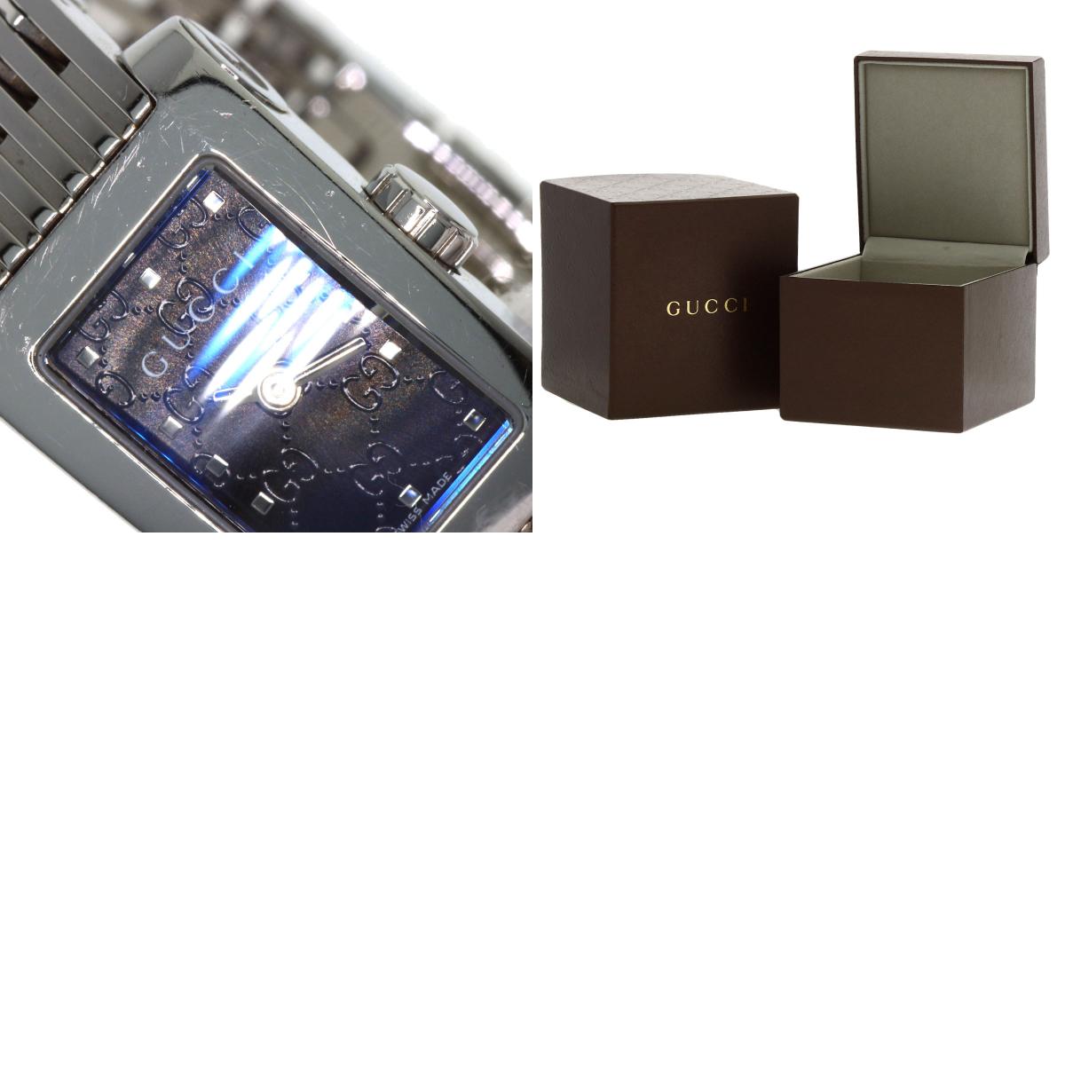 GUCCI グッチ 8600L Gメトロ レクタンブル 腕時計 SS レディース 中古