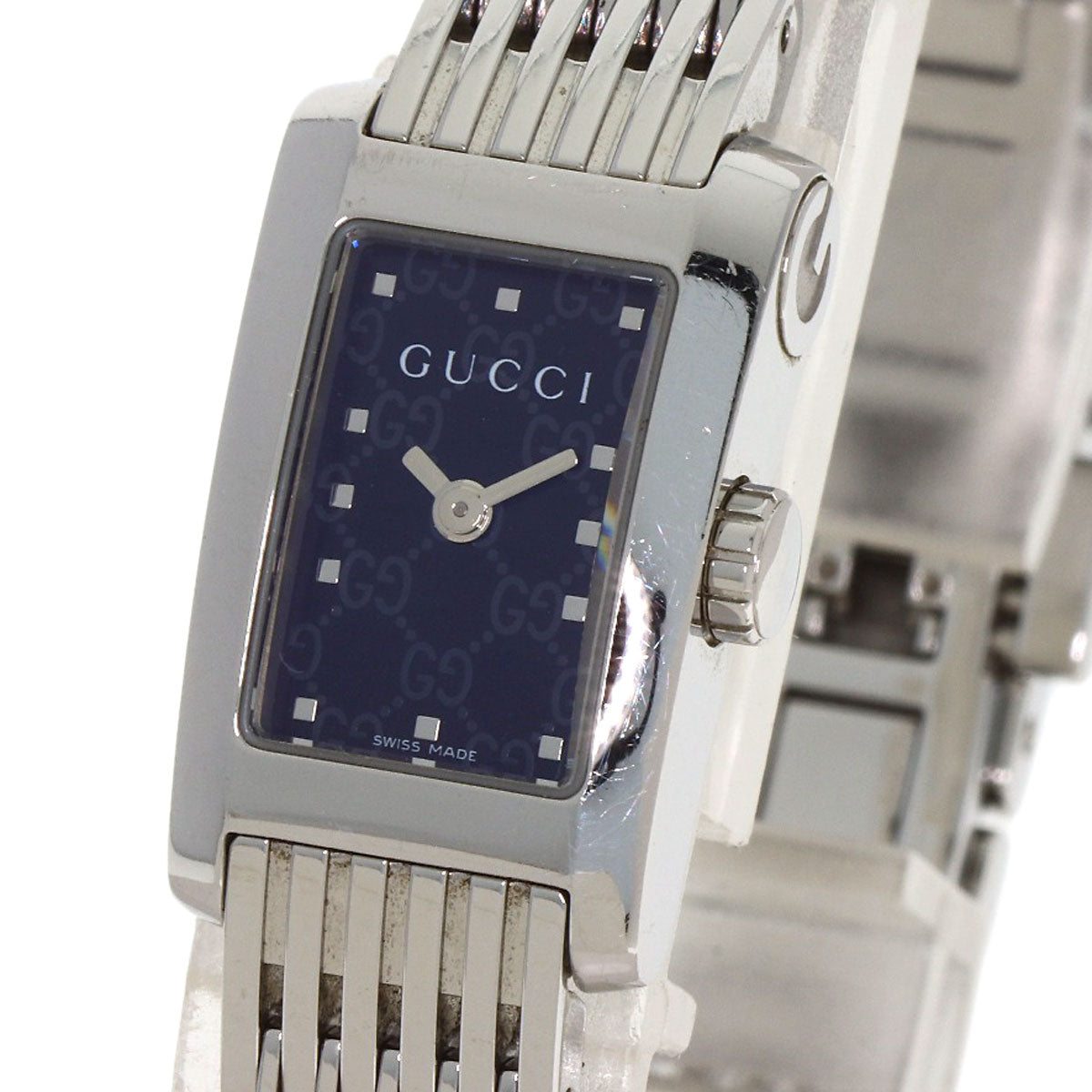 GUCCI グッチ 8600L Gメトロ レクタンブル 腕時計 SS レディース 中古