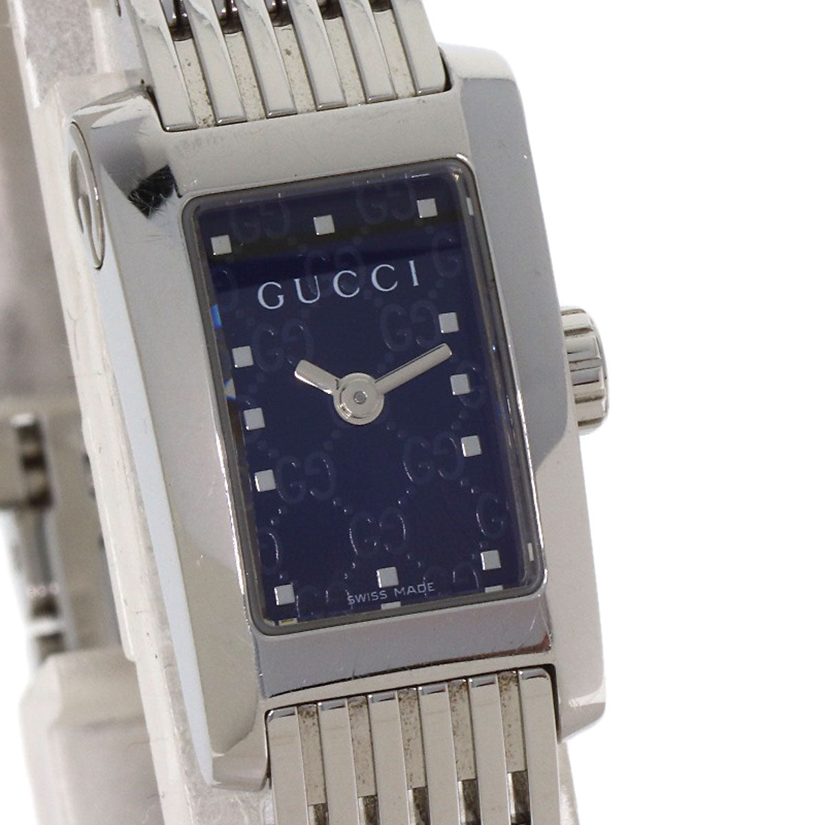GUCCI グッチ 8600L Gメトロ レクタンブル 腕時計 SS レディース 中古