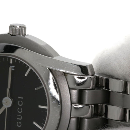 GUCCI グッチ 5500L ラウンドフェイス 腕時計 SS レディース 中古