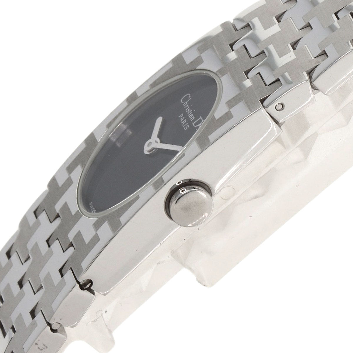 CHRISTIAN DIOR クリスチャンディオール D70-100 ミスディオール 腕時計 SS レディース 中古