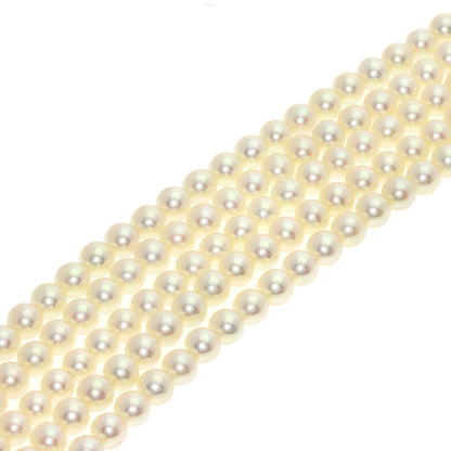 MIKIMOTO ミキモト ベビー パール 真珠 5連 ネックレス K18YG レディース 中古